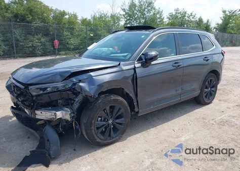 2024 Honda Cr-V Hybrid Sport Touring из США, поврежденный, VIN 7FARS6H97RE020417